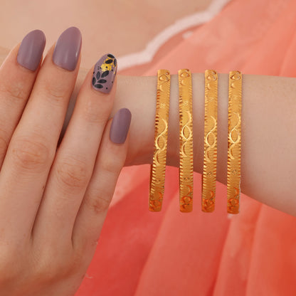 Buy 1 Get 1 Free -Radhika Bangles ( set of 4 )