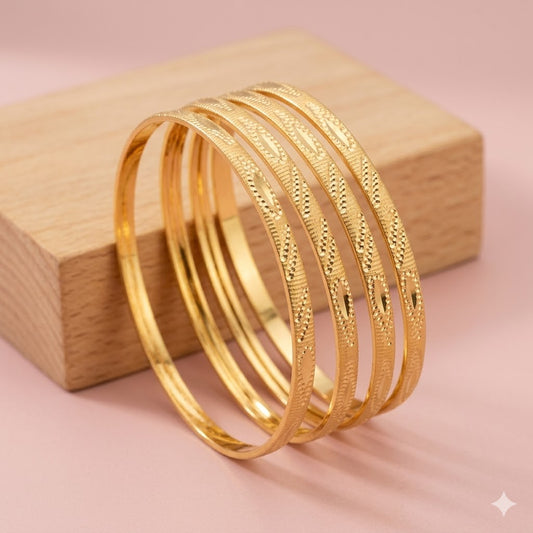 Buy 1 Get 1 Free -Chandani Bangles ( set of 4 )
