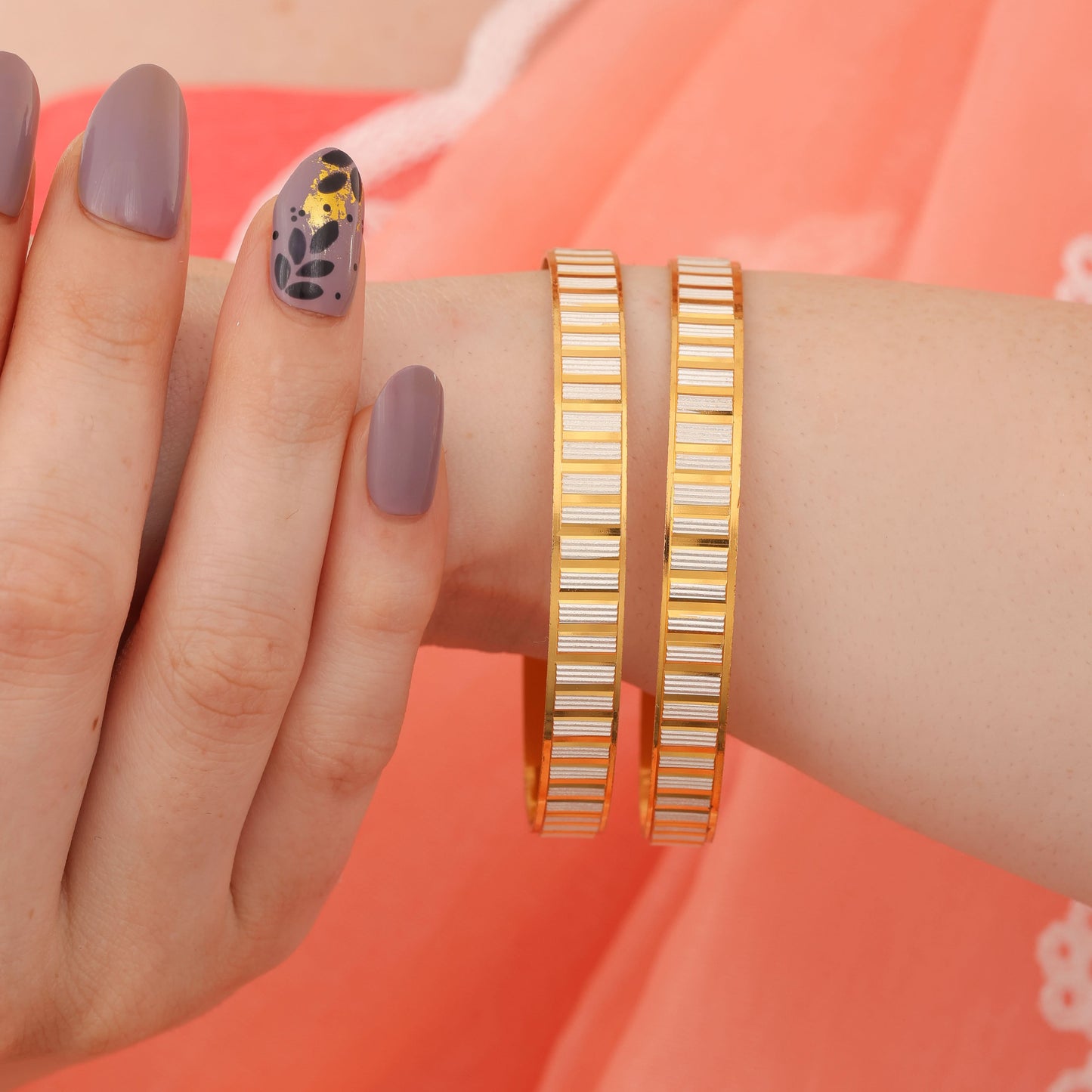 Buy 1 Get 1 Free -Mayuri Bangles ( set of 2 )