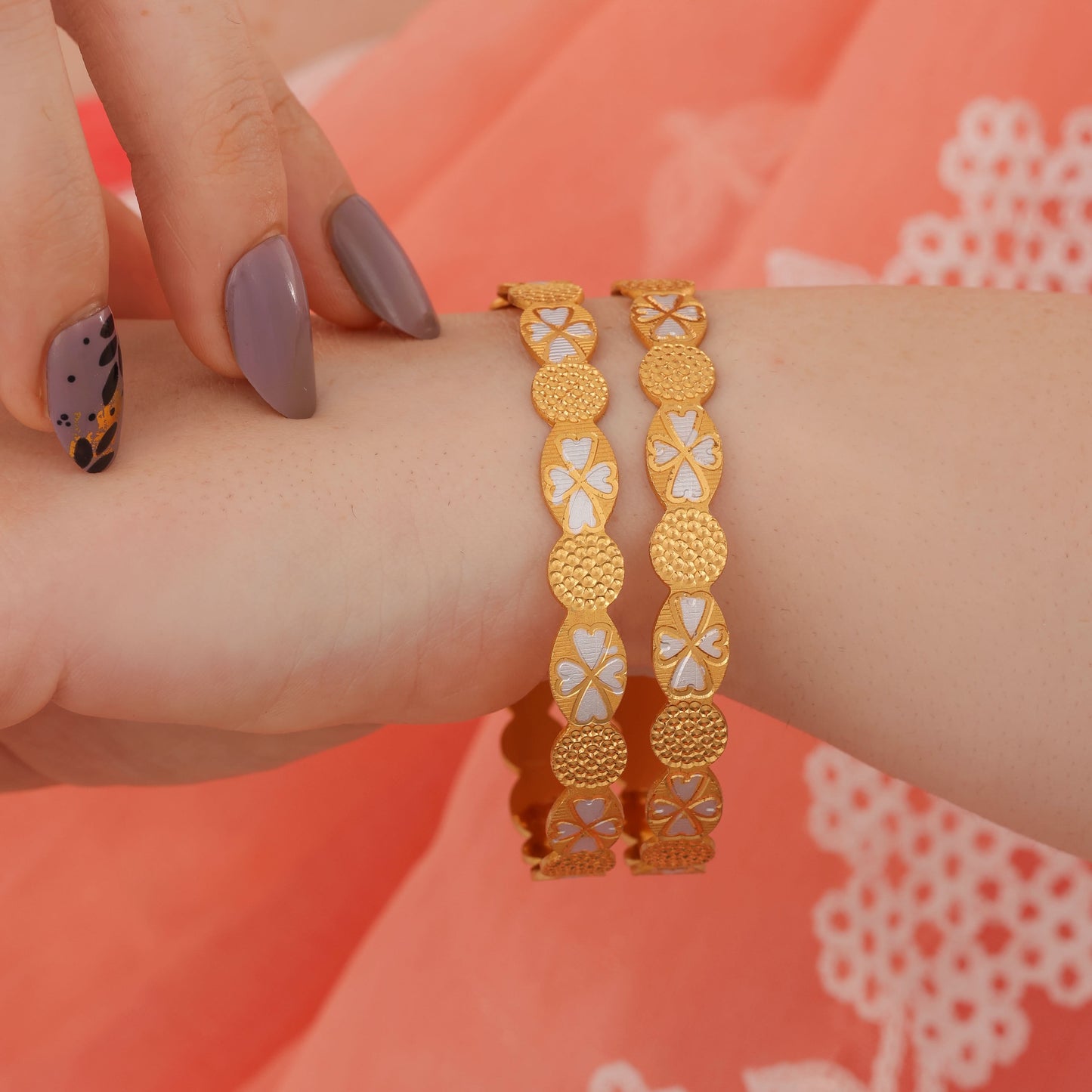 Buy 1 Get 1 Free -Janvi Bangles ( set of 2 )