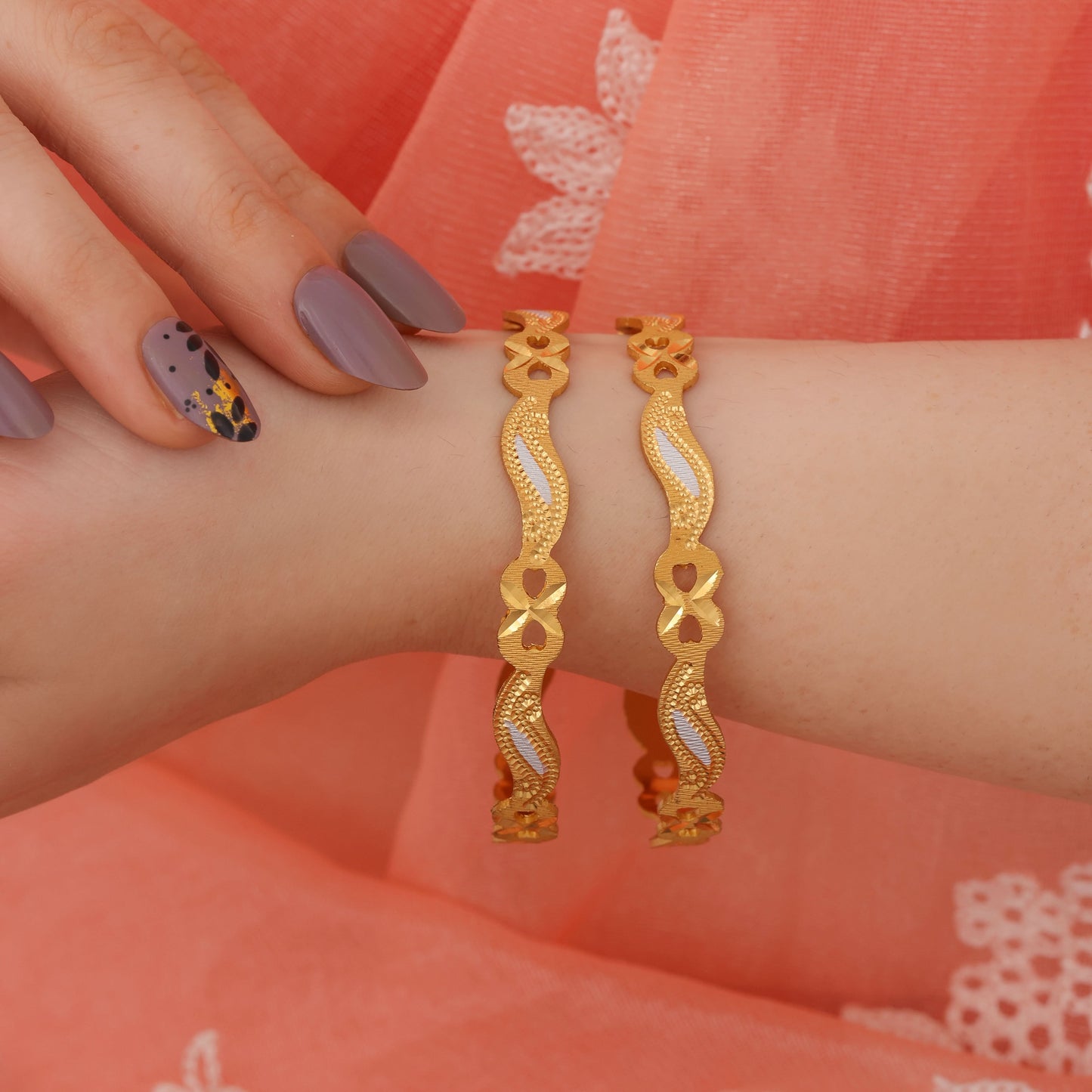 Buy 1 Get 1 Free -Manita Bangles( set of 2 )