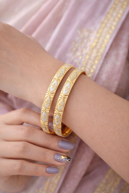 Buy 1 Get 1 Free - Isha Bangles (Set of 2) - Bangles - Belleza Jewels