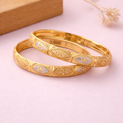 Buy 1 Get 1 Free - Isha Bangles (Set of 2) - Bangles - Belleza Jewels