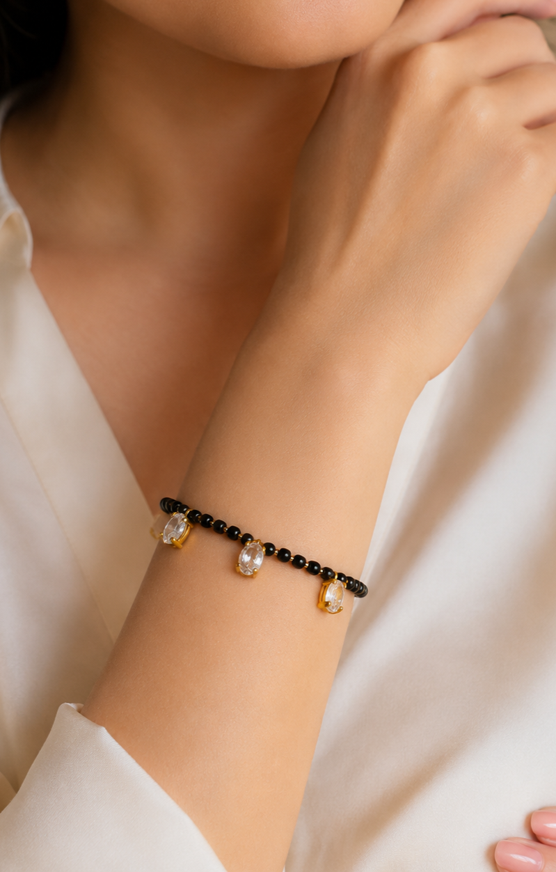 Fancy High Gold Plated Delicate Hand Mangalsutra