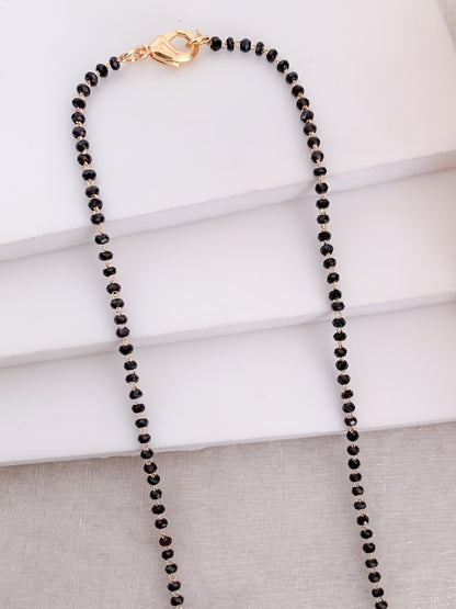 Buy 1 Get 1 Free - American Diamond Gold Fancy Delicate Mangalsutra