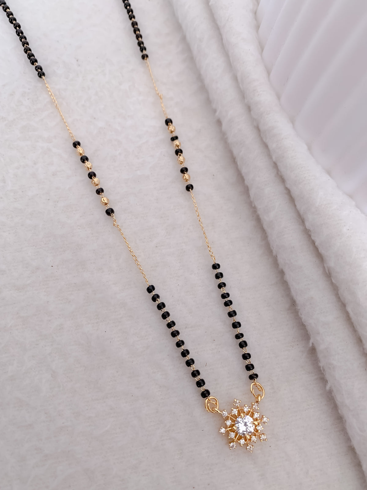 Buy 1 Get 1 Free -Sparkling Star Bloom Mangalsutra - Mangalsutra - Belleza Jewels