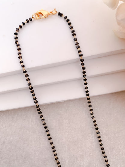 Buy 1 Get 1 Free - American Diamond Gold Plated Delicate Fancy chain Mangalsutra