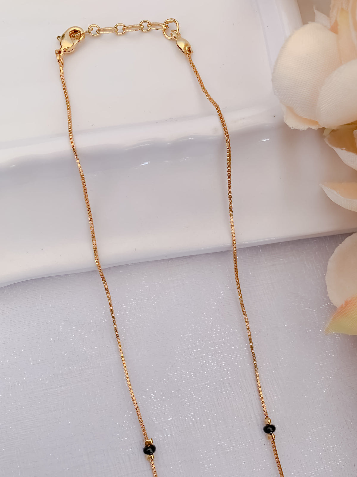 Buy 1 Get 1 Free - Crystal Bead Solitaire Mangalsutra - Mangalsutra - Belleza Jewels