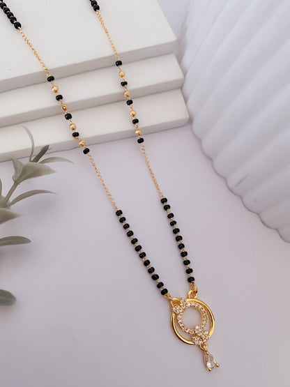 Buy 1 Get 1 Free - Elegant Circle Drop Mangalsutra