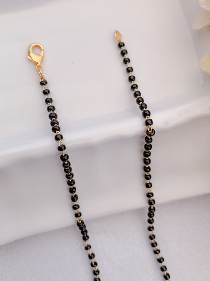 Buy 1 Get 1 Free - American Diamond High Gold Plated Fancy Chain Mangalsutra