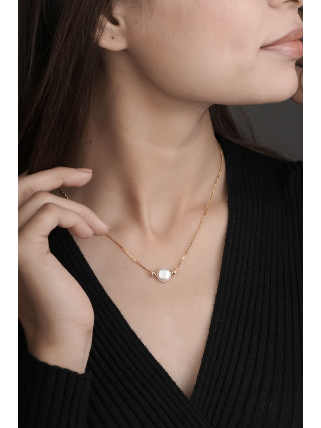 Dual Tone High Gold Fancy Delicate chain - Fancy chain - Belleza Jewels