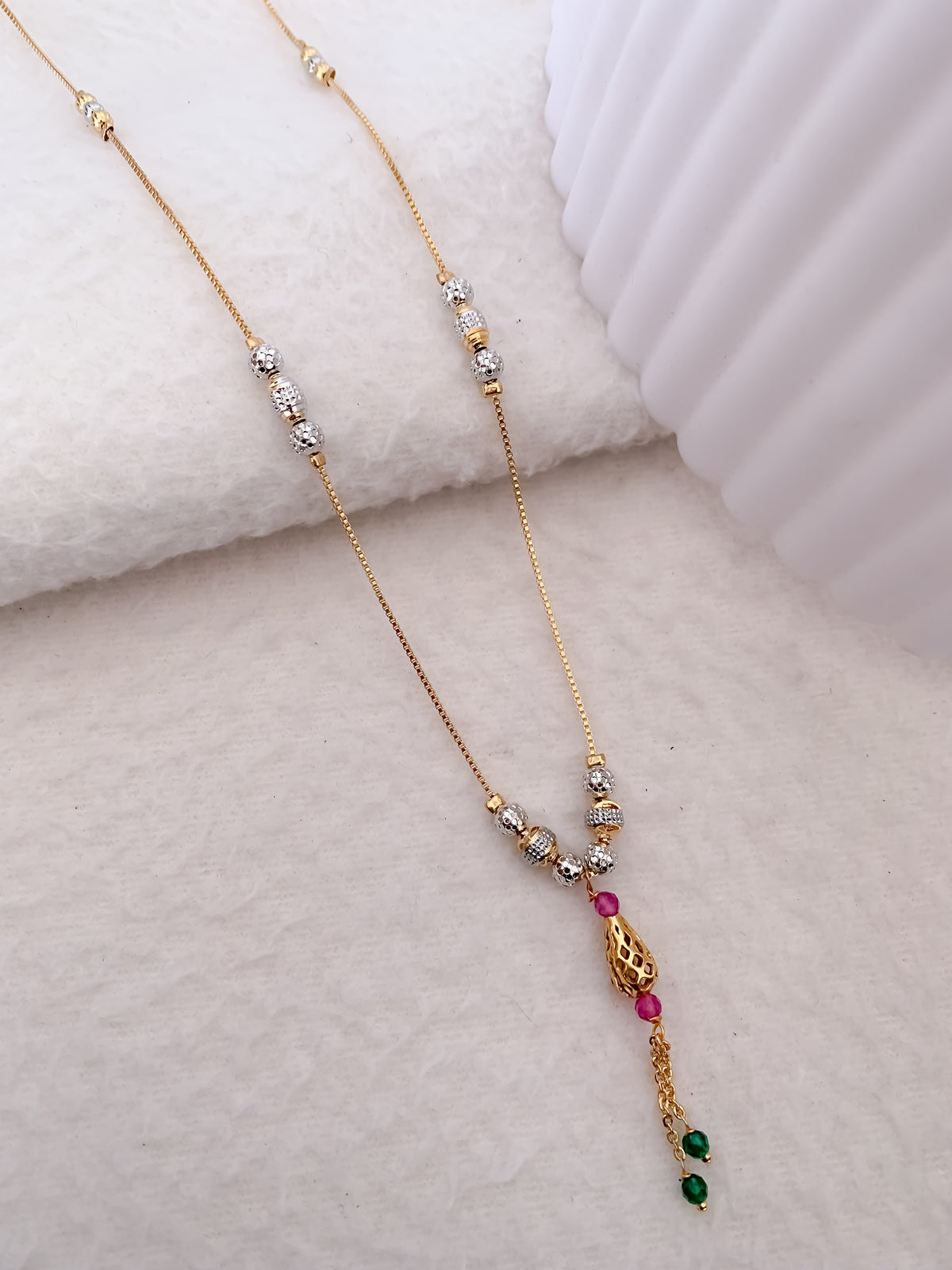 Fancy High Gold Plated Delicate Chain - Fancy chain - Belleza Jewels