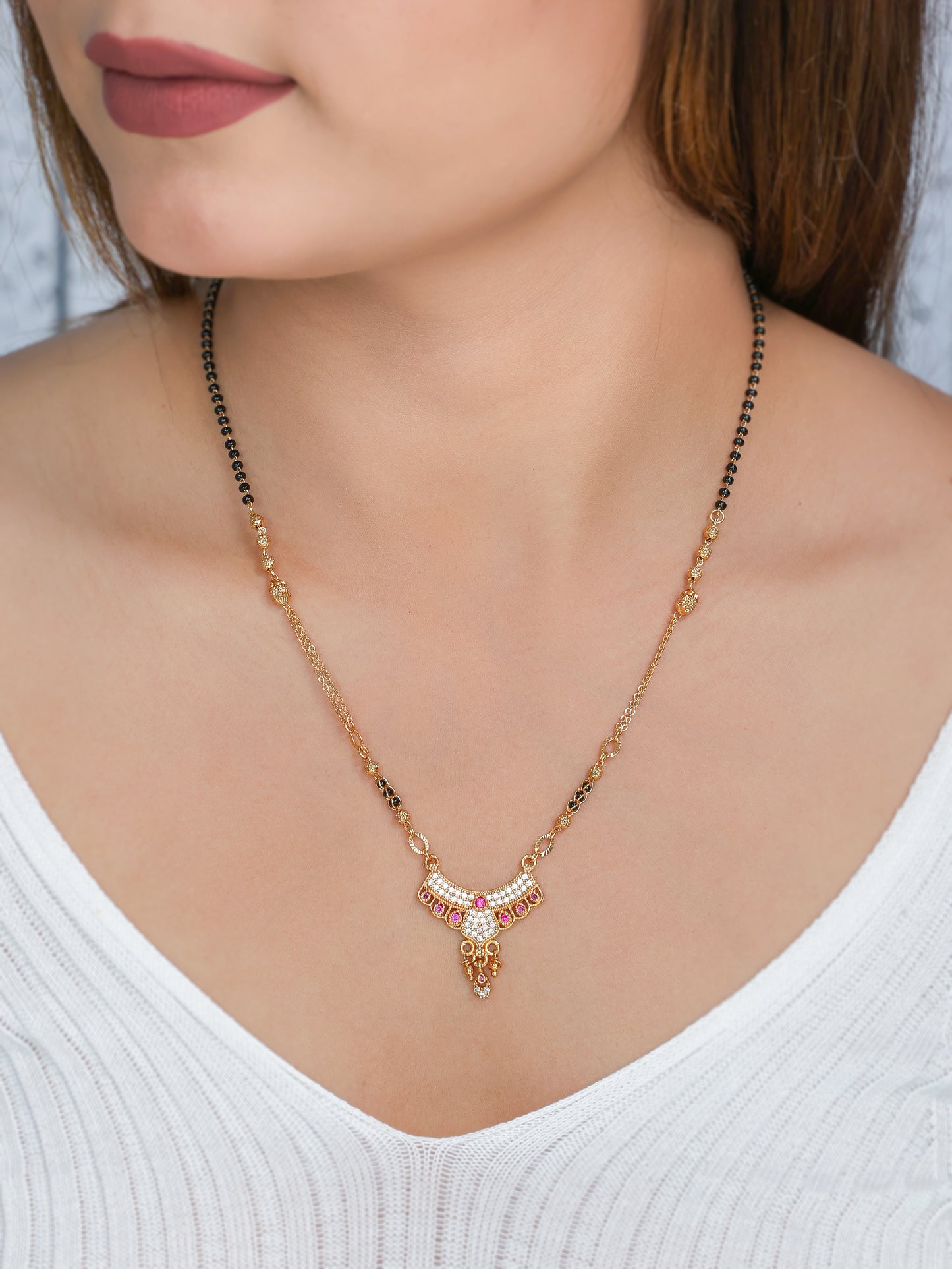 Buy 1 Get 1 Free - Fancy High Gold Plated Delicated Mangalsutra