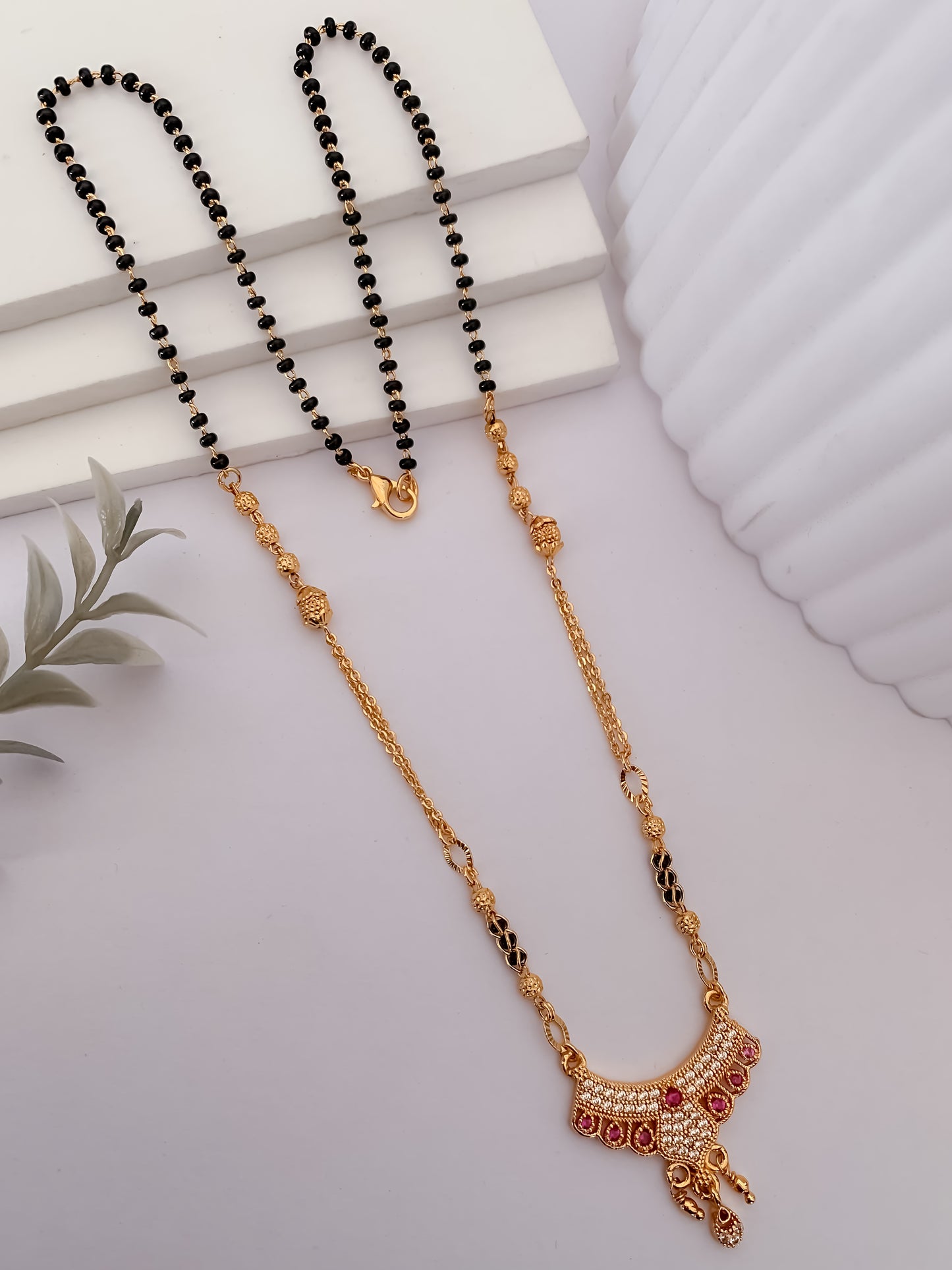 Buy 1 Get 1 Free - Fancy High Gold Plated Delicated Mangalsutra