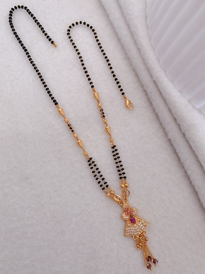 Buy 1 Get 1 Free - American Diamond High Gold Fancy Mangalsutra