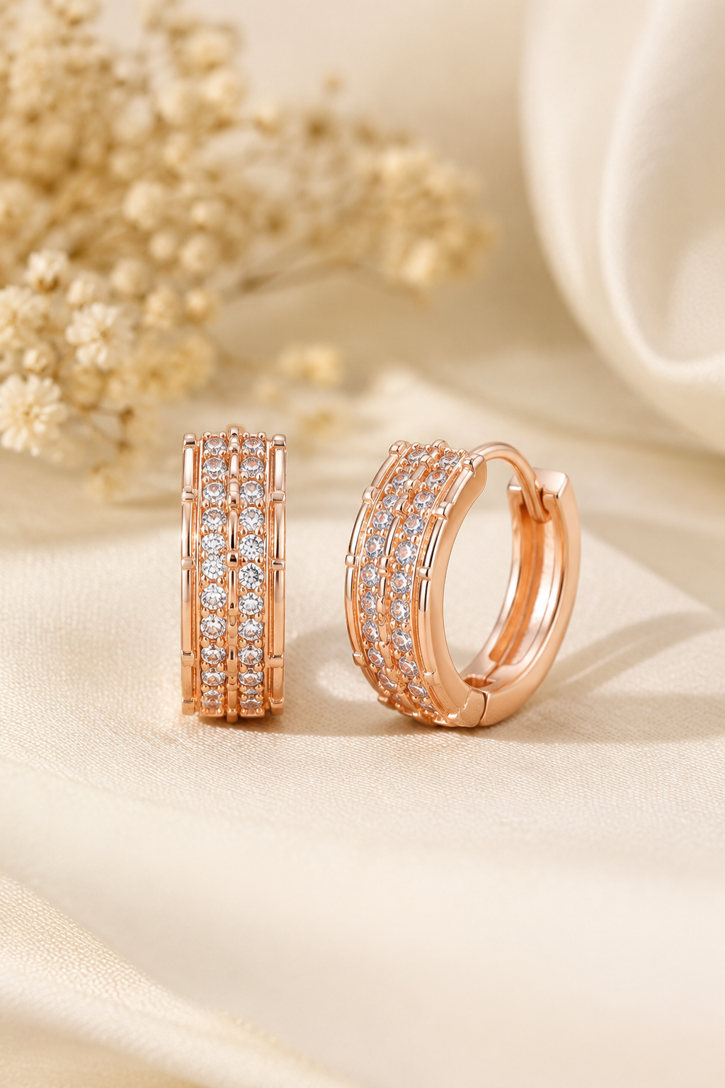 American Diamond Gold Plated Fancy Delicate Bali