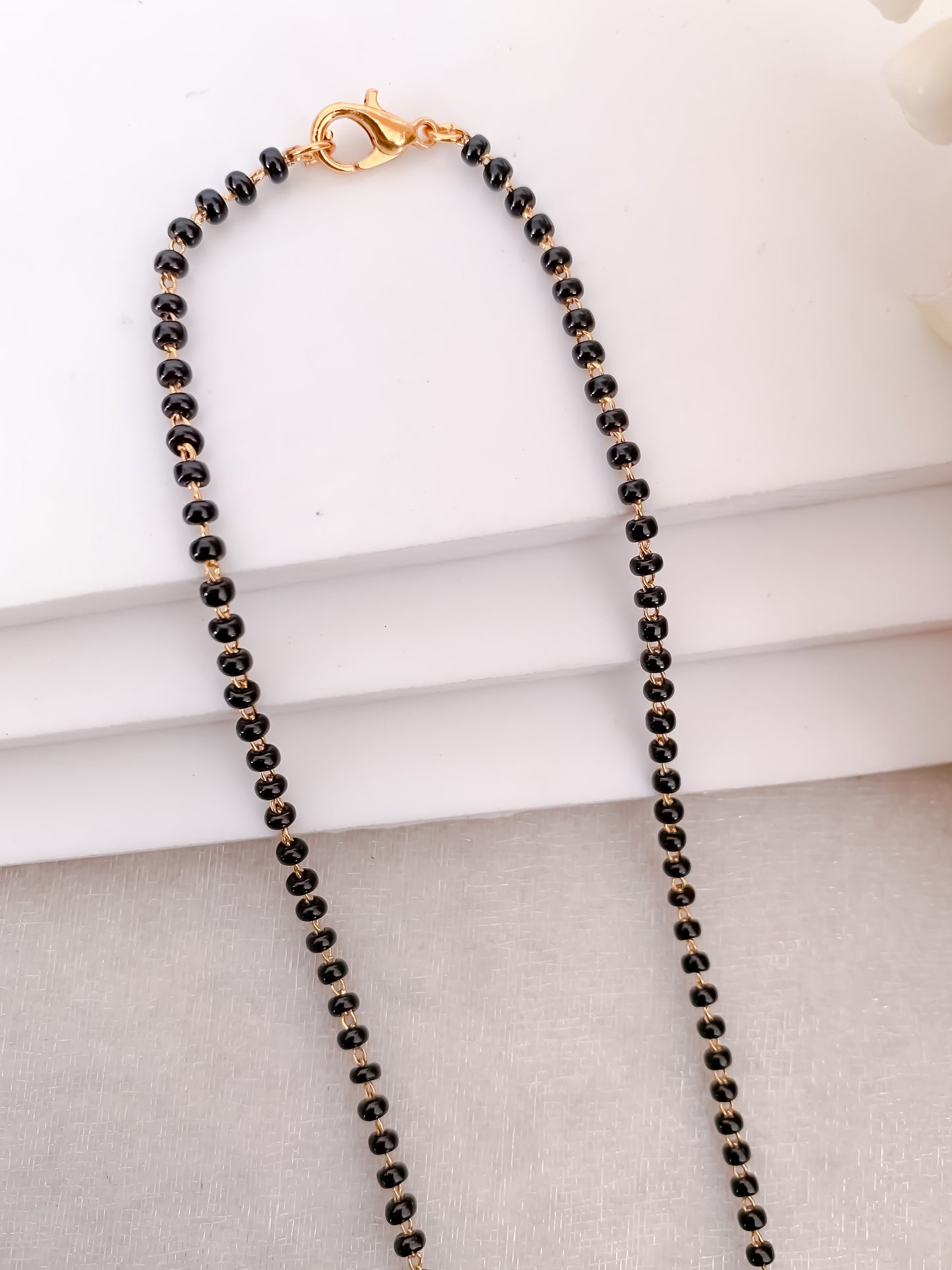 Buy 1 Get 1 Free - American Diamond High Gold Fancy Mangalsutra