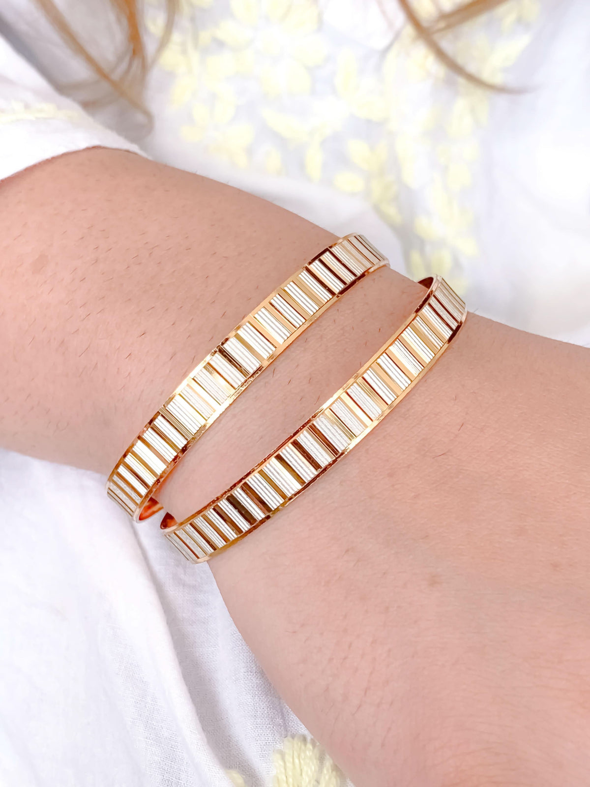 Buy 1 Get 1 Free -Mayuri Bangles ( set of 2 ) - Bangles - Belleza Jewels