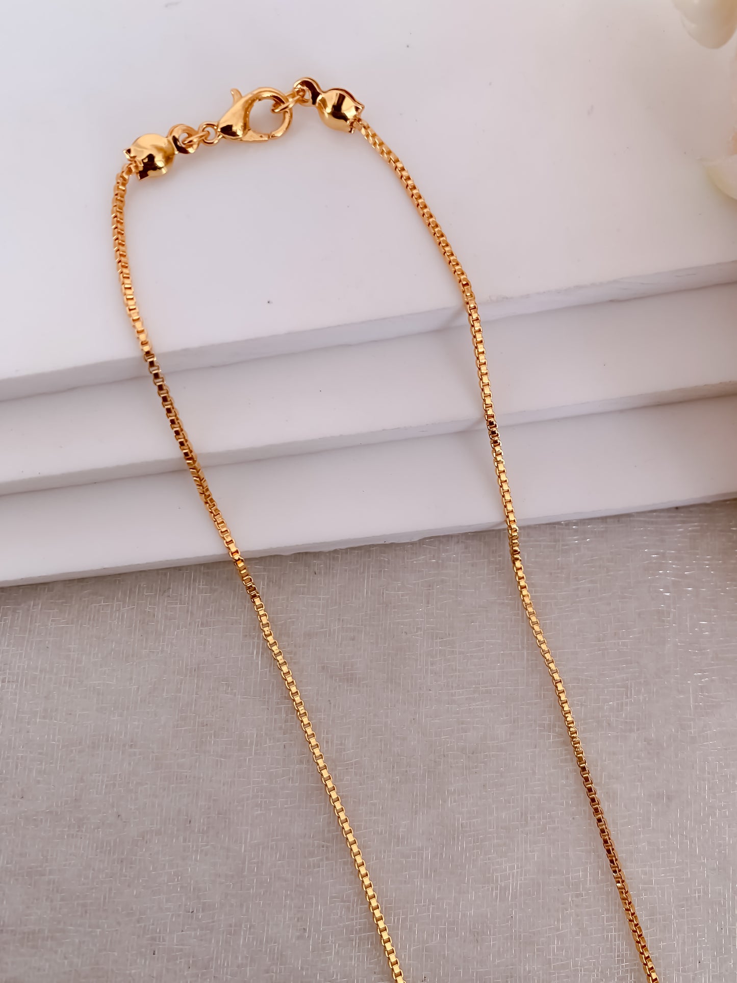 Buy 1 Get 1 Free - Petal Crystal Minimal Mangalsutra Necklace