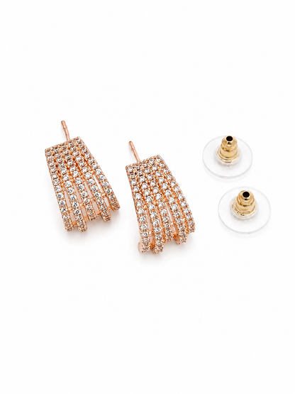 Cascading Multi-Layer AD Earrings