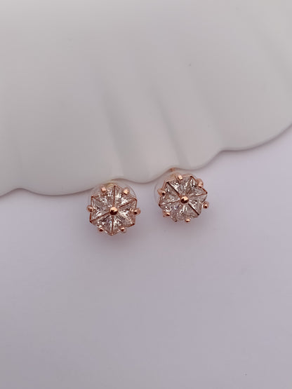 Petal Bloom CZ Pendant Necklace