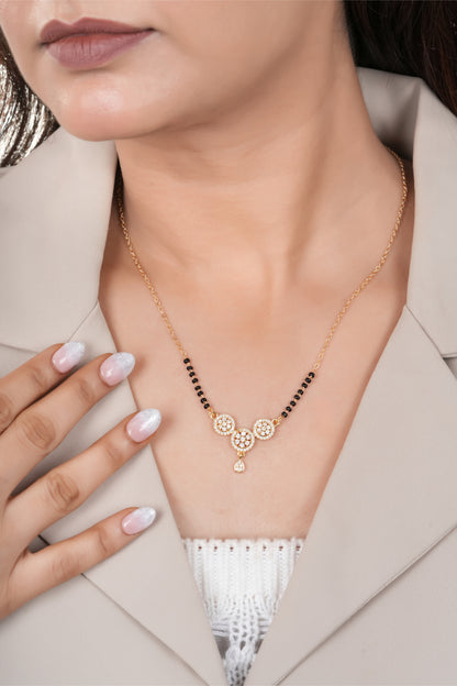 Buy 1 Get 1 Free - Celestial Trio Drop Mangalsutra
