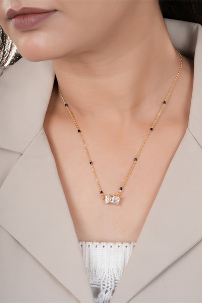 Buy 1 Get 1 Free - Crystal Duo Mangalsutra