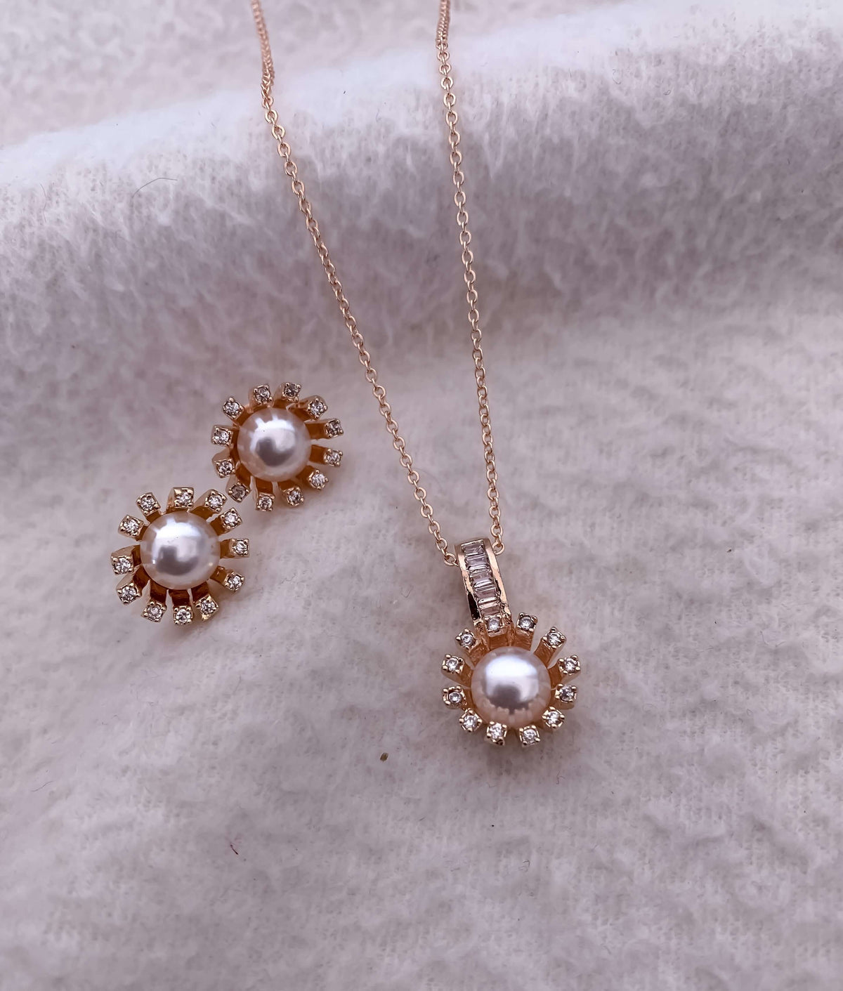 Regal Radiance: The American Diamond Royal Pendant Set by Belezza Jewels - Pendant Set - Belleza Jewels