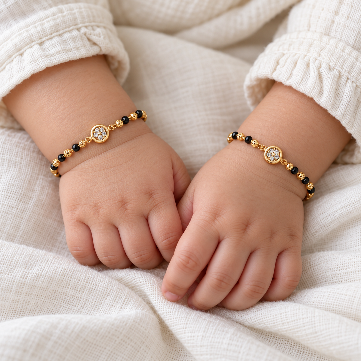 High Gold Crystal Najariya Bracelet