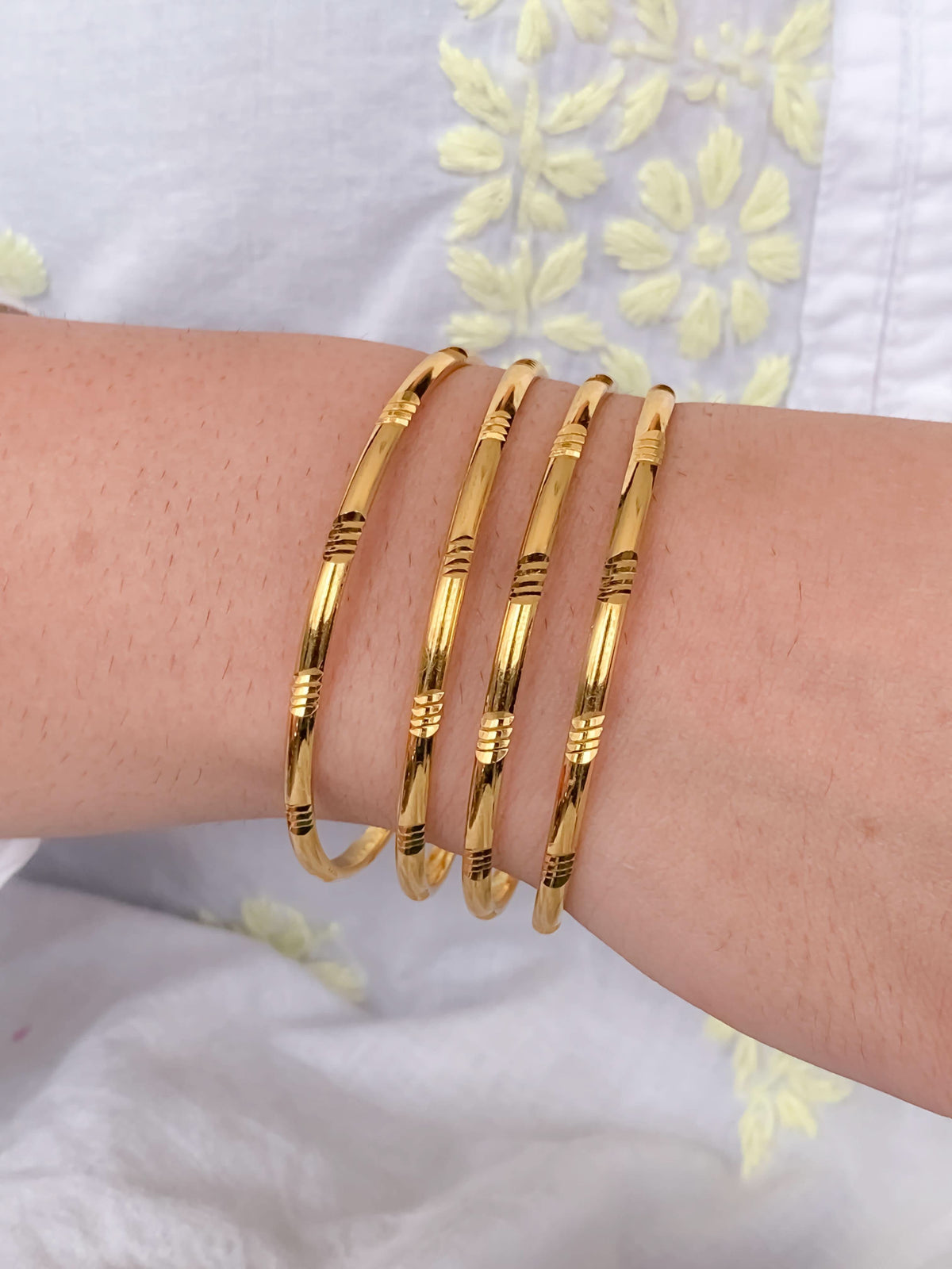 Buy 1 Get 1 Free -Mahi Bangles( set of 4 ) - Bangles - Belleza Jewels