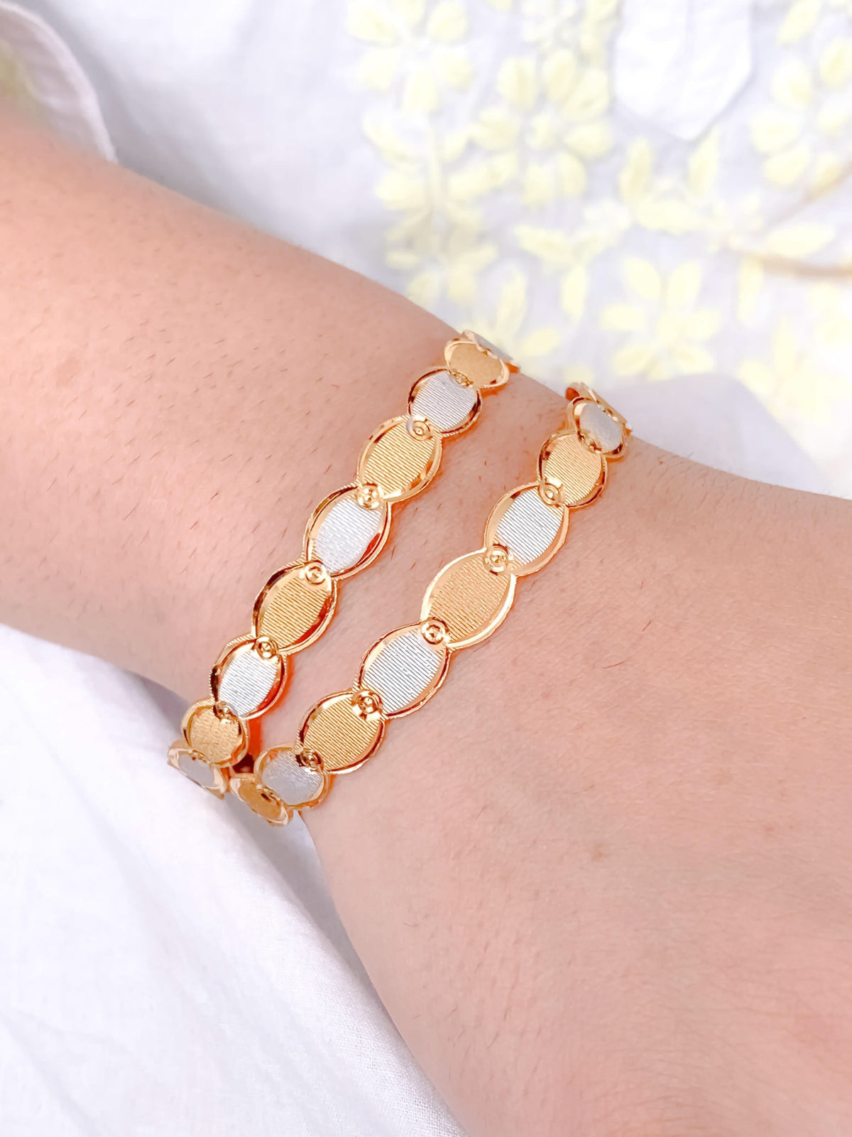 Buy 1 Get 1 Free -Grishma Bangles ( set of 2 ) - Bangles - Belleza Jewels