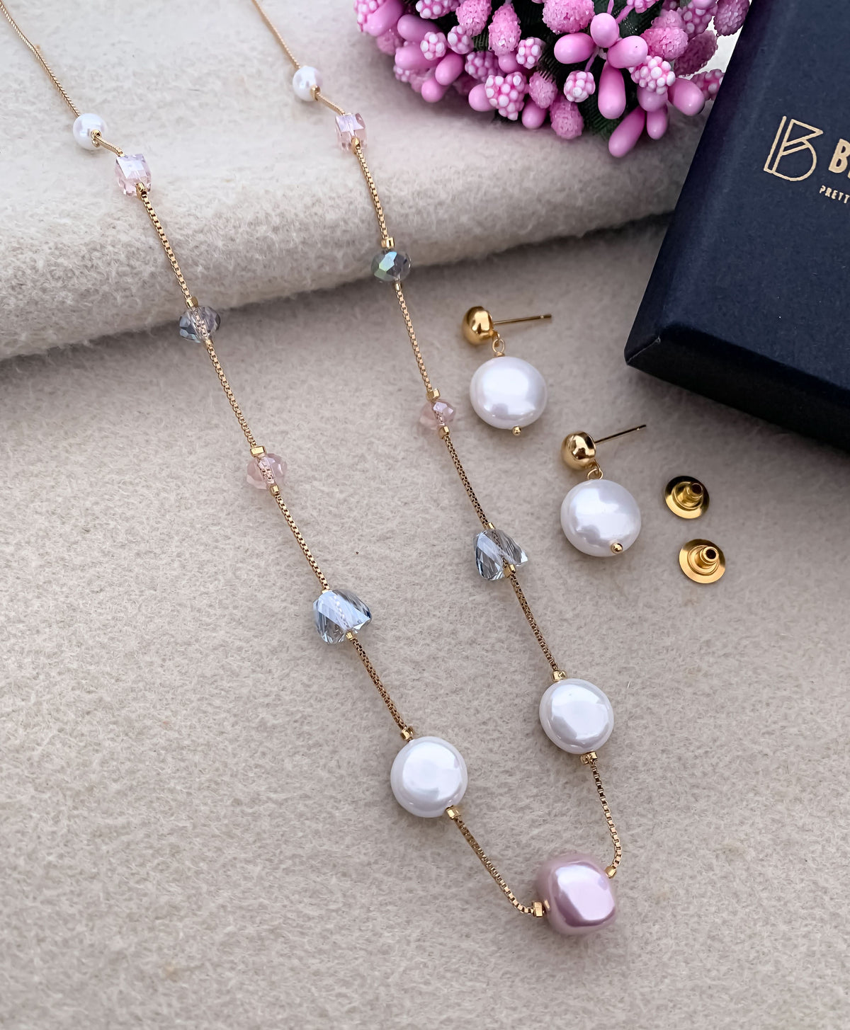 Fancy High Gold Western Mala Set - Western Mala Set - Belleza Jewels