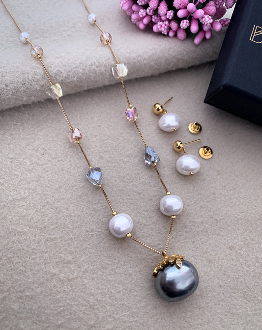 Brass High Gold Fancy Western Mala Set - Western Mala Set - Belleza Jewels