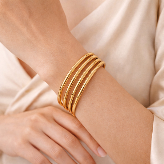 Buy 1 Get 1 Free - Viha Bangles ( Set of 4) - Bangles - Belleza Jewels