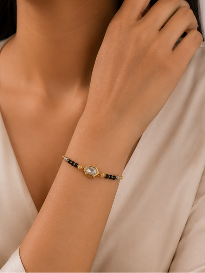 Fancy High Gold Plated Delicate Hand Mangalsutra