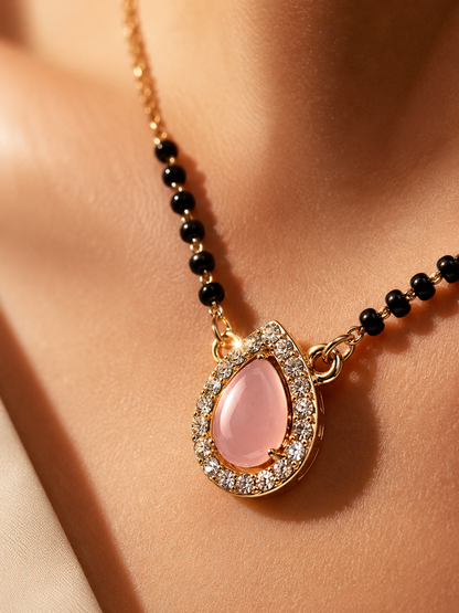 Buy 1 Get 1 Free - Rose Halo Mangalsutra
