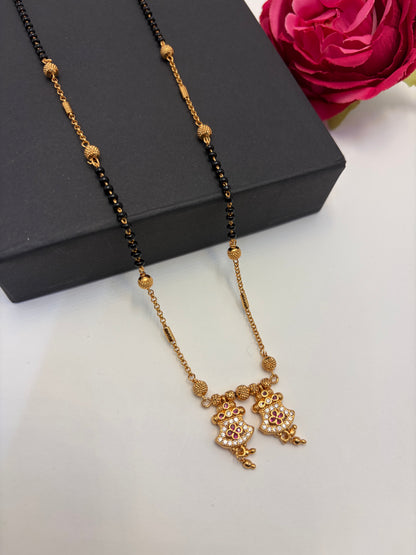 Buy 1 Get 1 Free - Maharashtrian Jhumka Pendant Mangalsutra