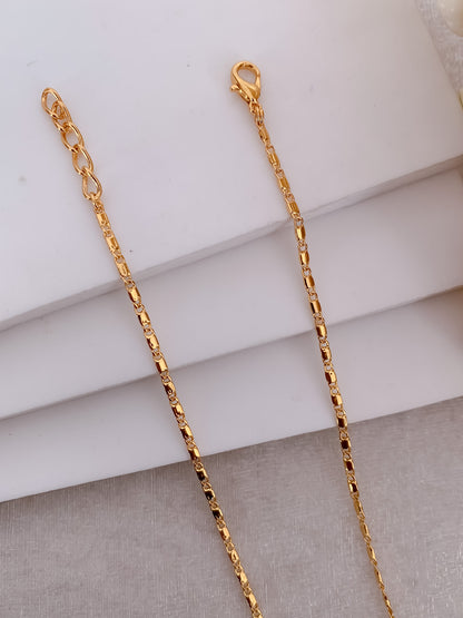 Butterfly Motif Gold Chain Necklace