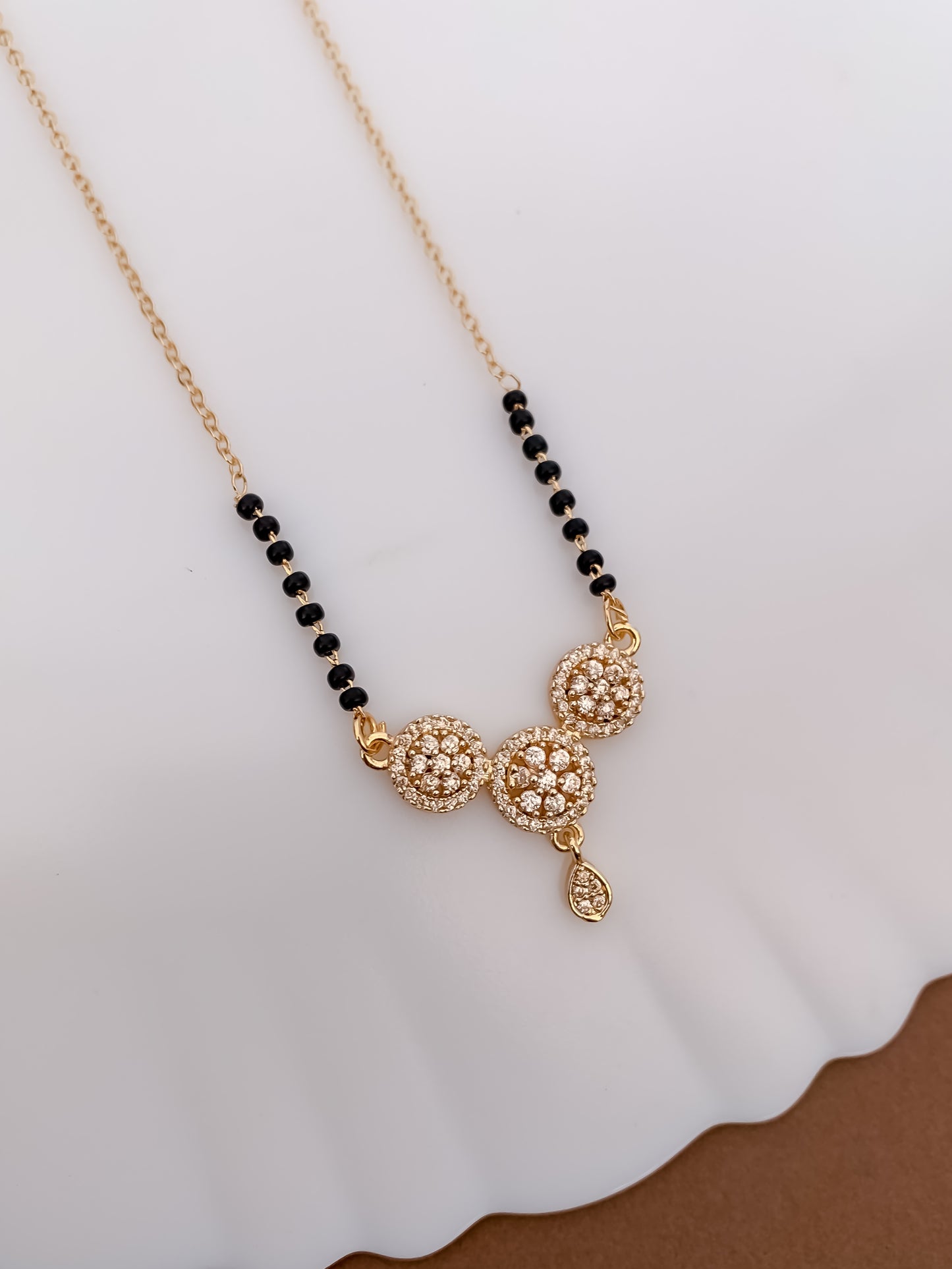 Buy 1 Get 1 Free - Celestial Trio Drop Mangalsutra