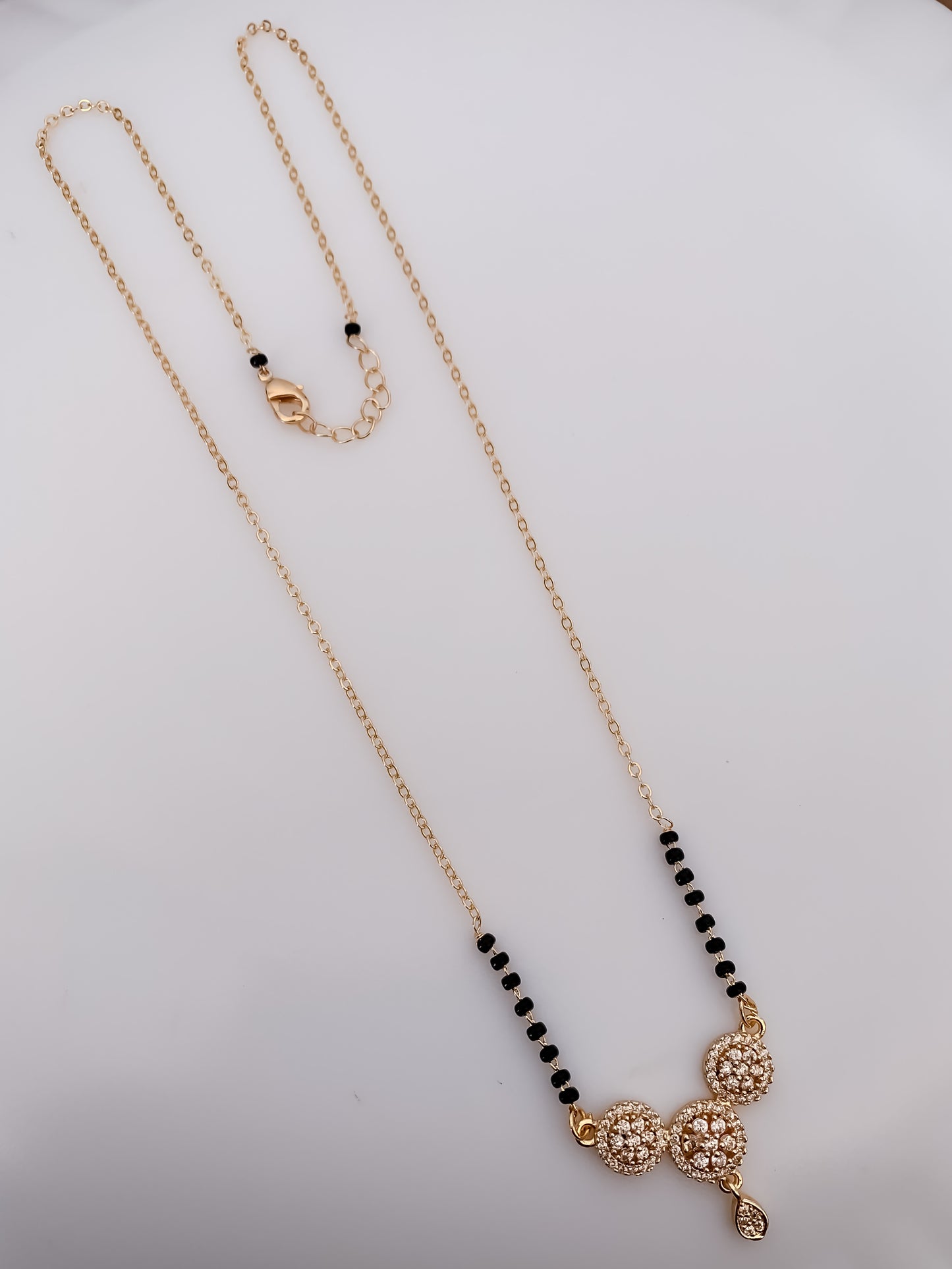 Buy 1 Get 1 Free - Celestial Trio Drop Mangalsutra