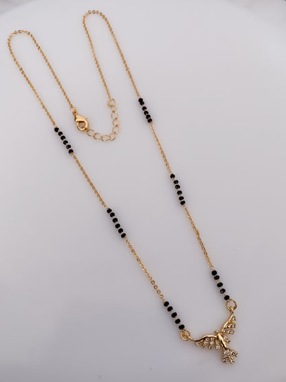Buy 1 Get 1 Free - Golden Wings Diamond Mangalsutra