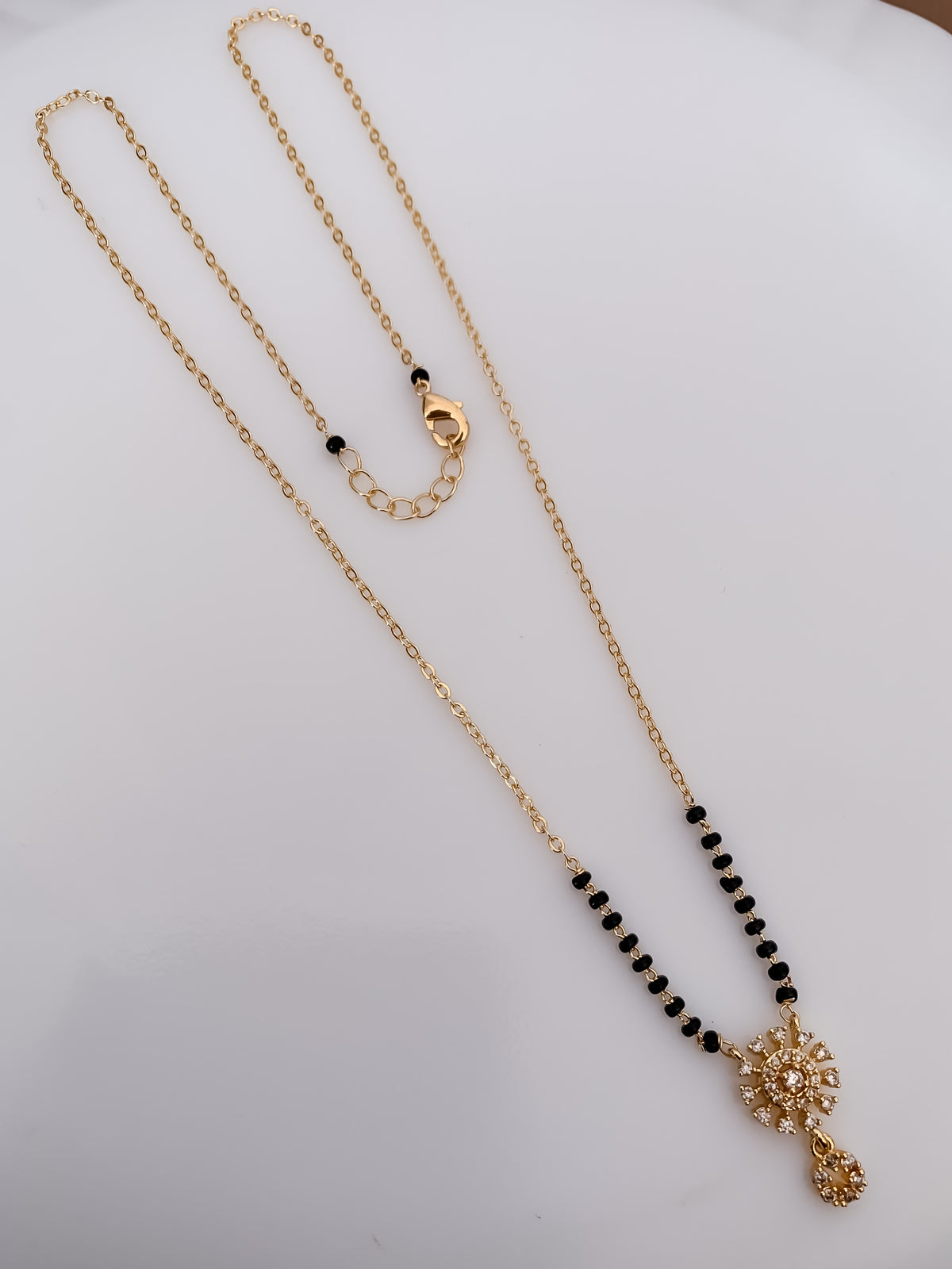 Buy 1 Get 1 Free - Golden Sunburst Mangalsutra