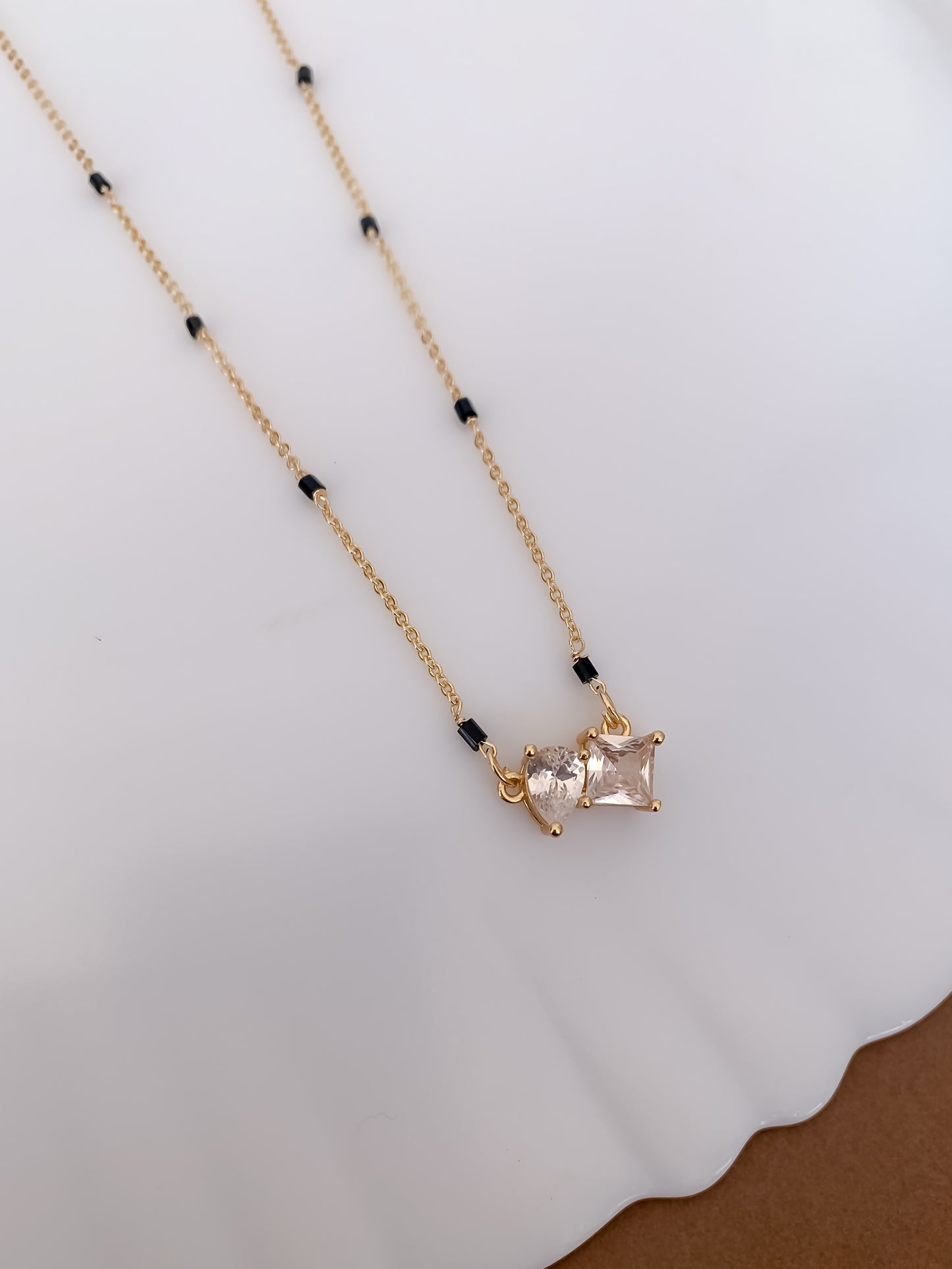 Buy 1 Get 1 Free - Crystal Duo Mangalsutra