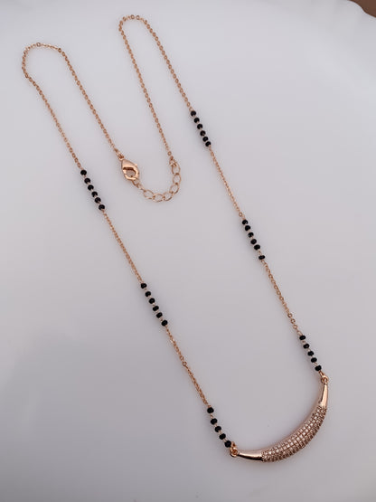 Buy 1 Get 1 Free -Rose Curve Sparkle Mangalsutra