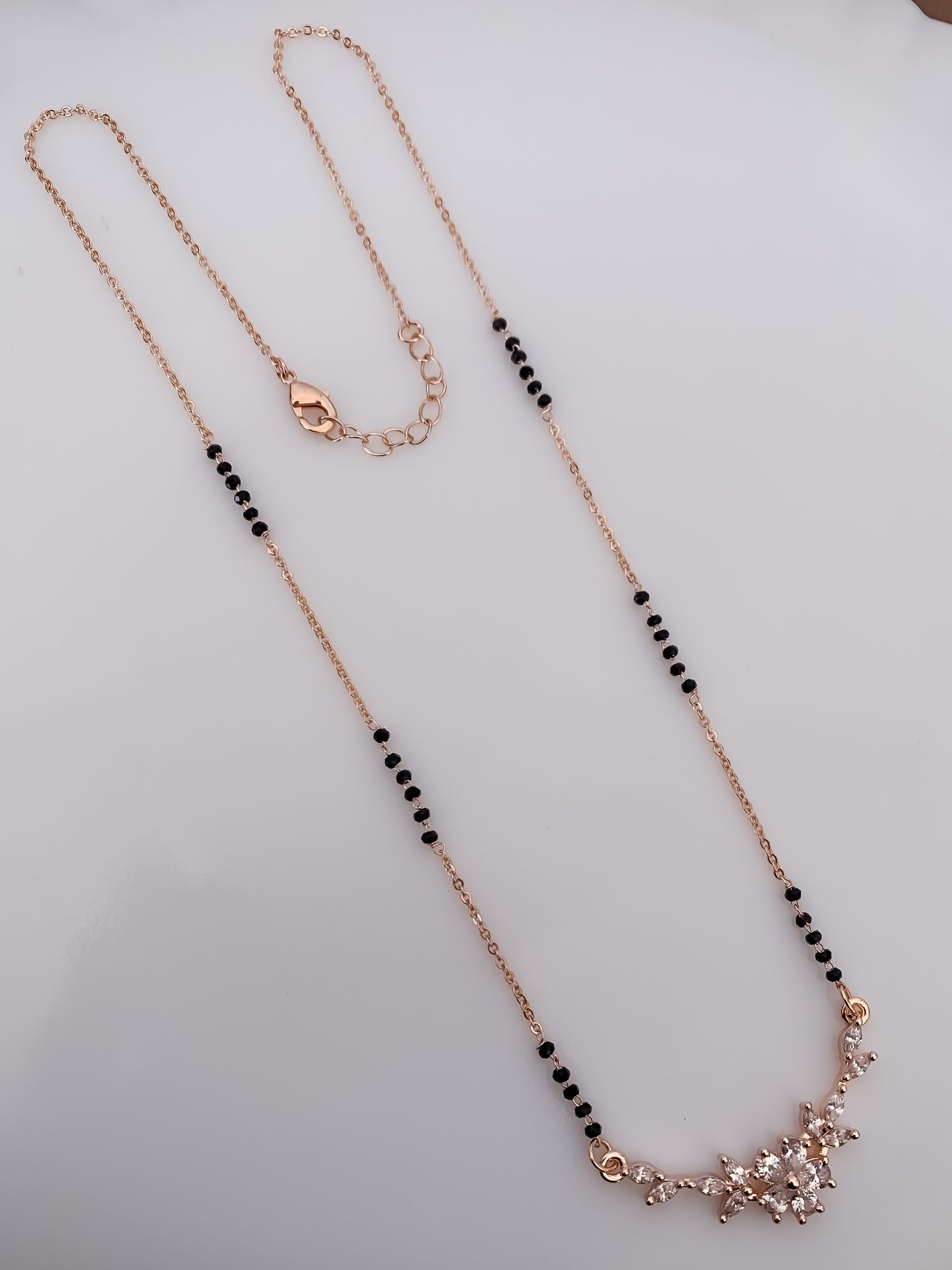 Buy 1 Get 1 Free -Floral Grace Rose Gold Mangalsutra