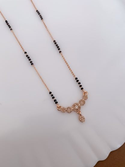 Buy 1 Get 1 Free -Golden Orbit Drop Mangalsutra