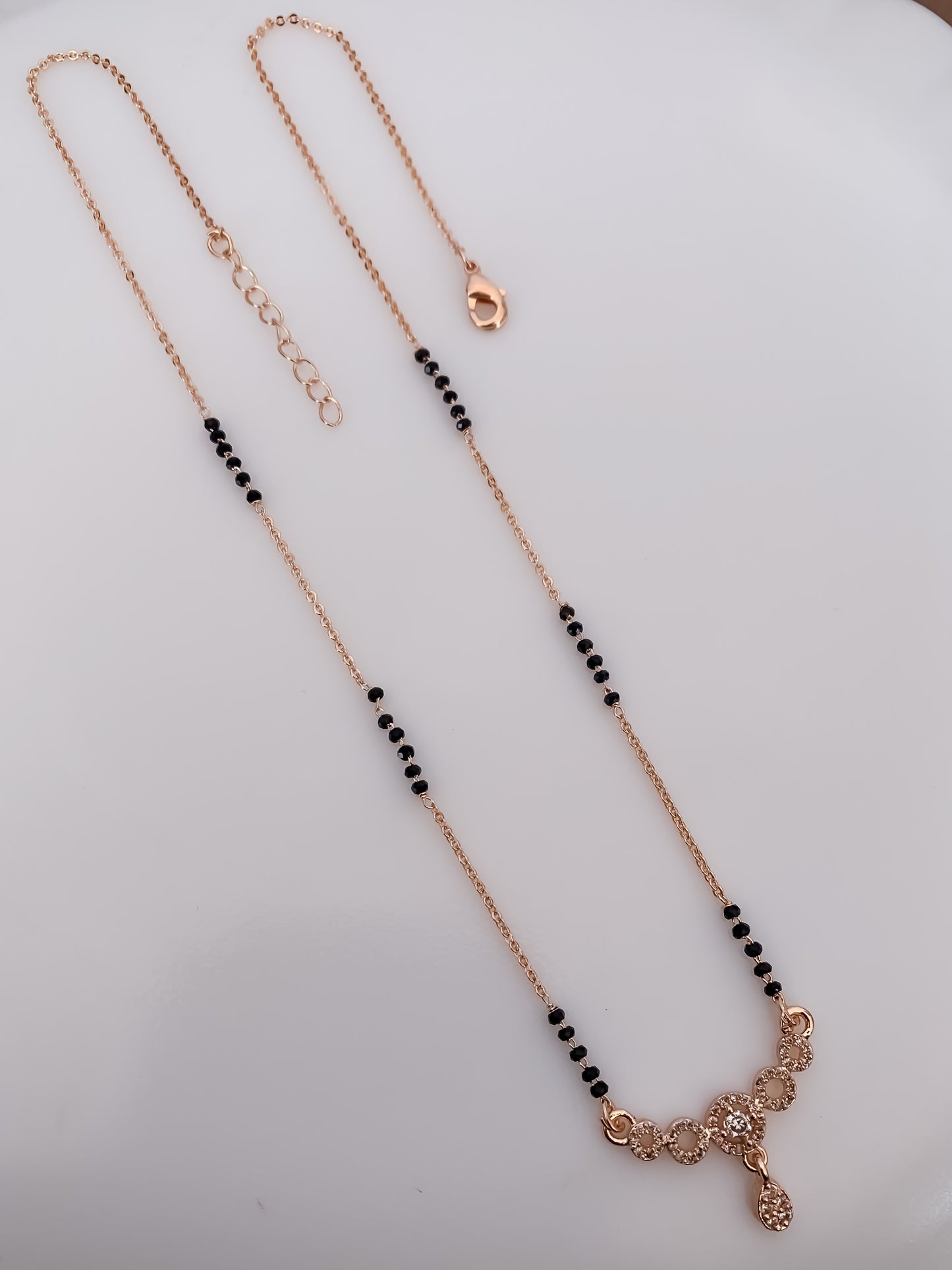 Buy 1 Get 1 Free -Golden Orbit Drop Mangalsutra