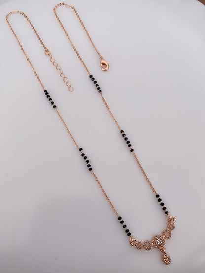 Buy 1 Get 1 Free -Golden Orbit Drop Mangalsutra