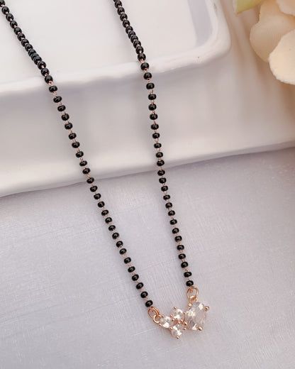 Buy 1 Get 1 Free - American Diamond Gold Plated Fancy Mangalsutra