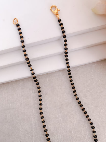 Buy 1 Get 1 Free - American Diamond Gold Plated Fancy Delicate Mangalsutra